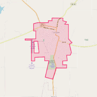 Map of Coalgate