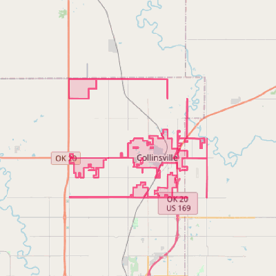 Map of Collinsville