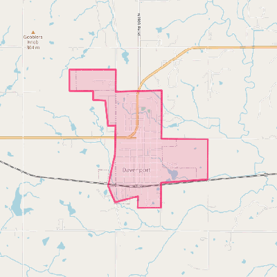 Map of Davenport