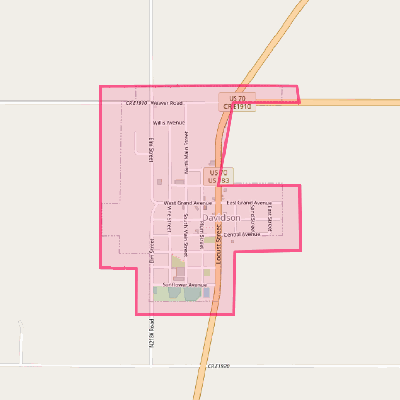 Map of Davidson