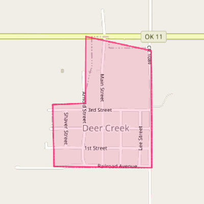 Map of Deer Creek