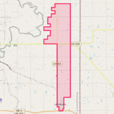 Map of Earlsboro