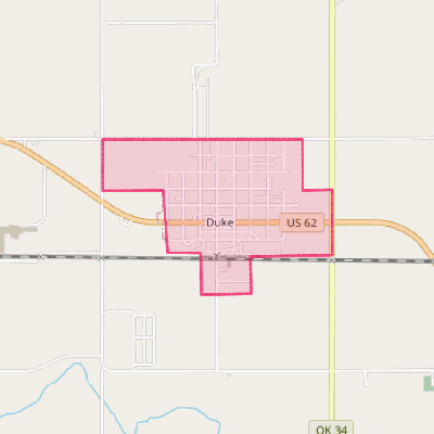 Map of East Duke