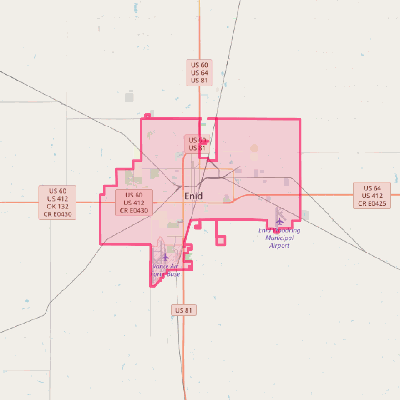 Map of Enid