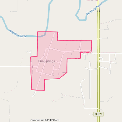 Map of Erin Springs