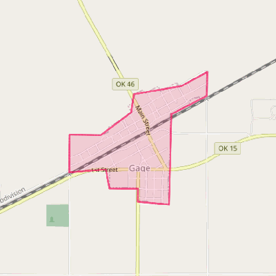 Map of Gage