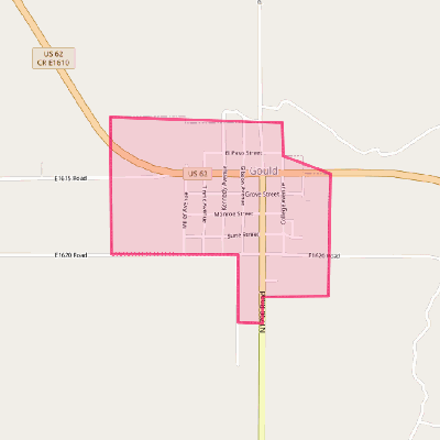 Map of Gould