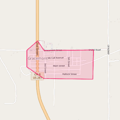 Map of Gracemont