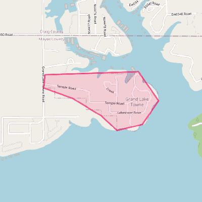 Map of Grand Lake Towne