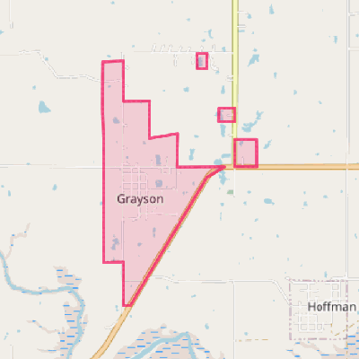 Map of Grayson