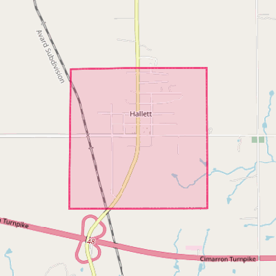 Map of Hallett