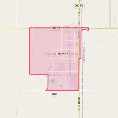 Map of Hammon