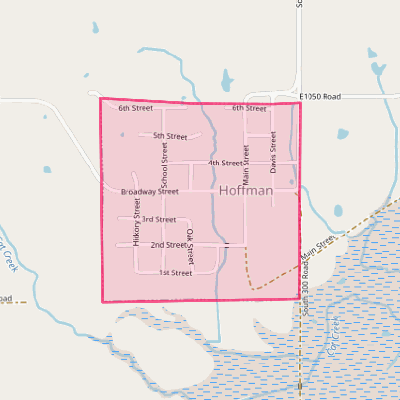 Map of Hoffman