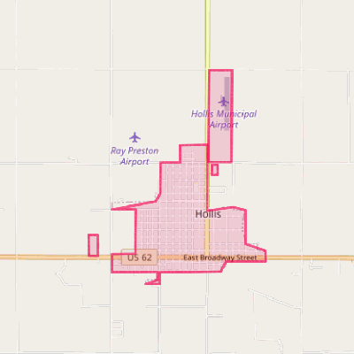 Map of Hollis