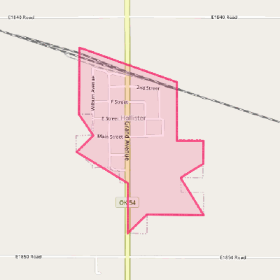 Map of Hollister