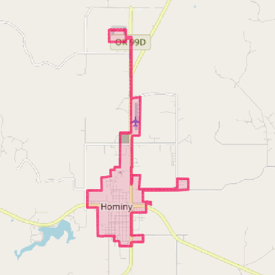 Map of Hominy