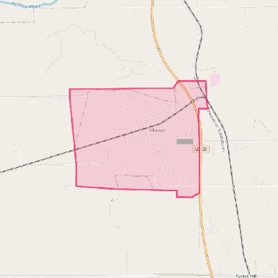 Map of Howe