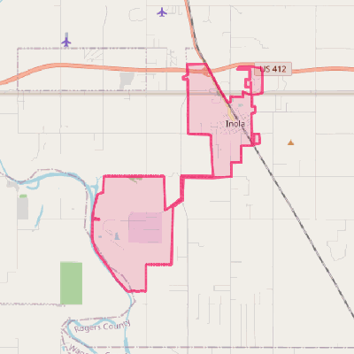 Map of Inola