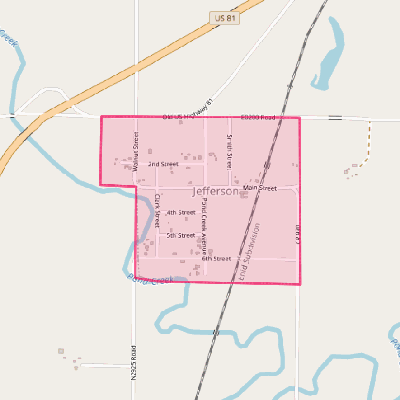 Map of Jefferson