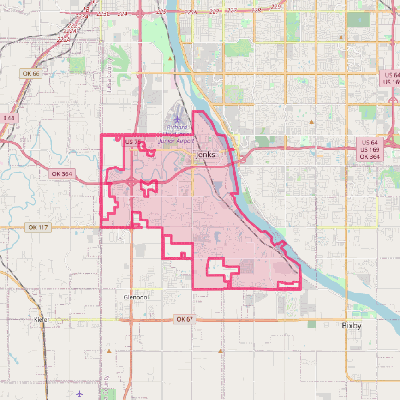 Map of Jenks