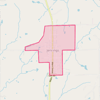 Map of Jennings