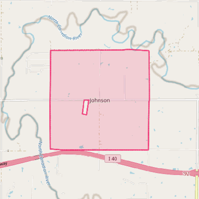 Map of Johnson