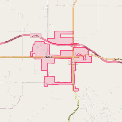 Map of Kansas