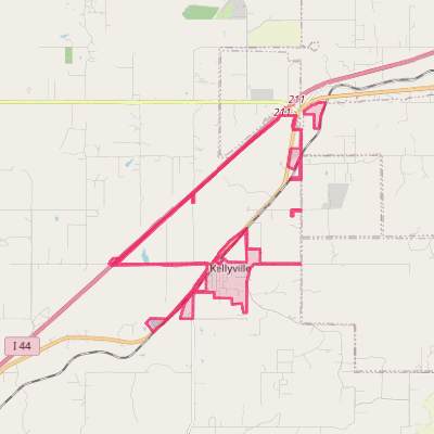 Map of Kellyville