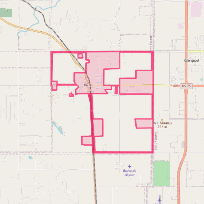 Map of Kiefer