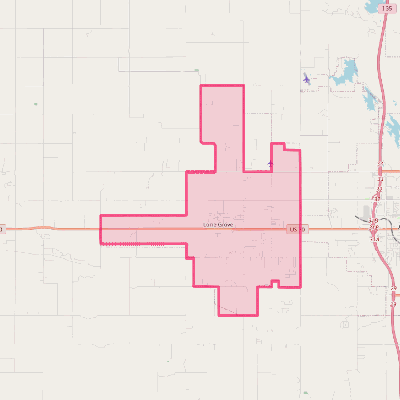 Map of Lone Grove