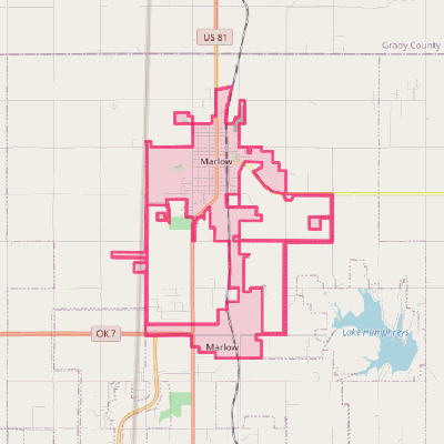 Map of Marlow