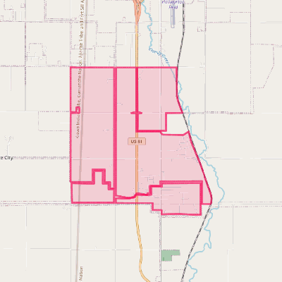 Map of Meridian