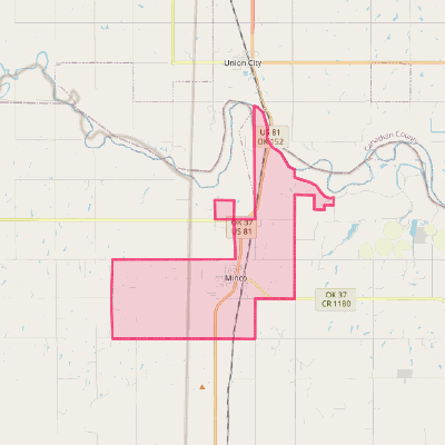 Map of Minco