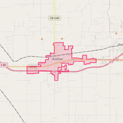 Map of Muldrow