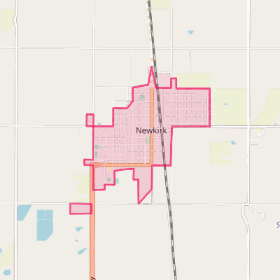 Map of Newkirk