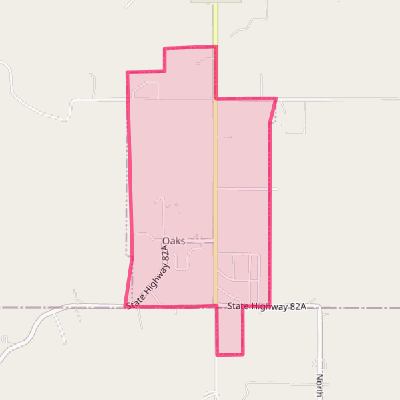 Map of Oaks