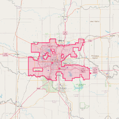 Map of Oklahoma City