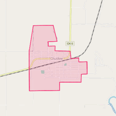 Map of Olustee