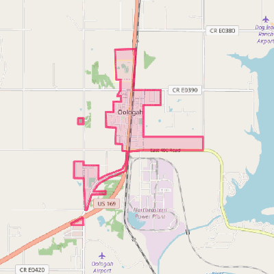 Map of Oologah