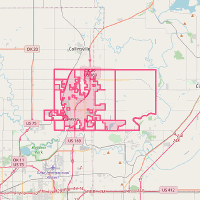 Map of Owasso