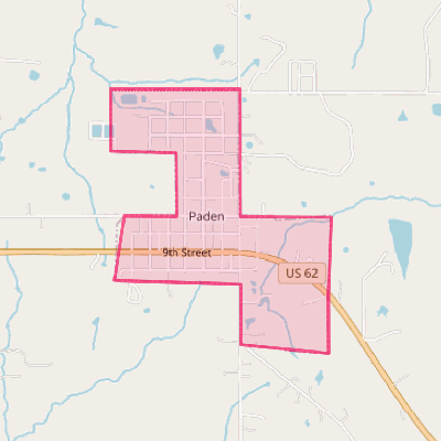 Map of Paden