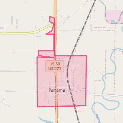 Map of Panama