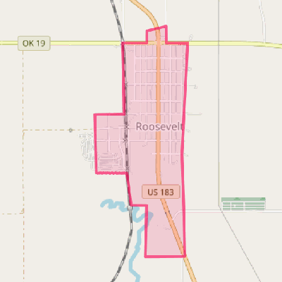 Map of Roosevelt