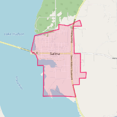 Map of Salina