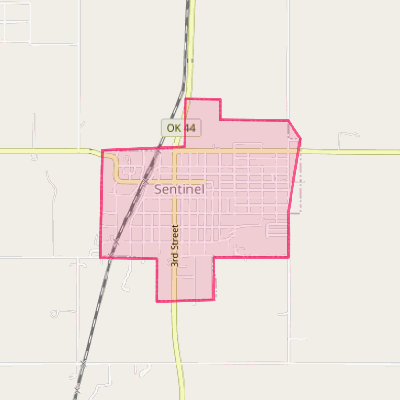 Map of Sentinel