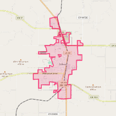 Map of Stilwell