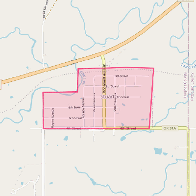 Map of Stuart