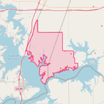 Map of Texanna