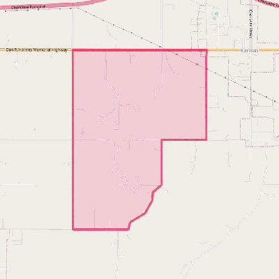 Map of Twin Oaks