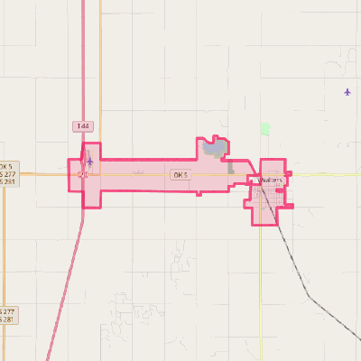 Map of Walters